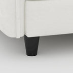 74 Zoll Mid-Century Modern Sofa für zwei Personen mit Seitentasche  
