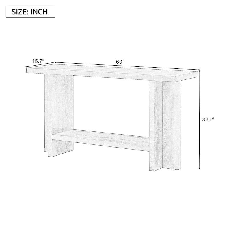 Vintage-Inspired Console Table