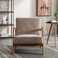 25 Zoll Mid-Century Modern Sessel mit offenem Rahmen und Armlehnen