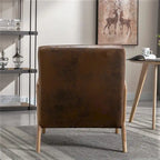 25 Zoll Mid-Century Modern Sessel mit offenem Rahmen und Armlehnen