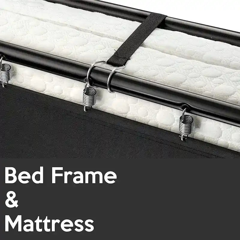 14 opklapbaar bed met luxe traagschuimmatras