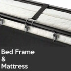 14 opklapbaar bed met luxe traagschuimmatras