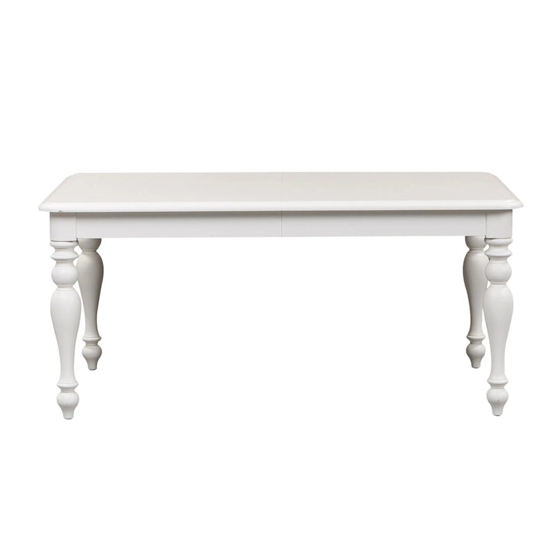 Mesa de comedor rectangular color blanco ostra  