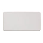 Mesa de comedor rectangular color blanco ostra  