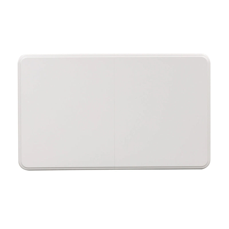 Mesa de comedor rectangular color blanco ostra  