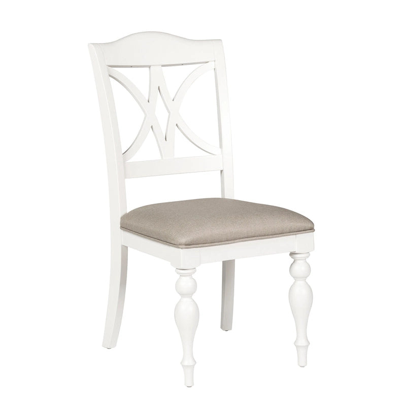 Mesa de comedor rectangular color blanco ostra  