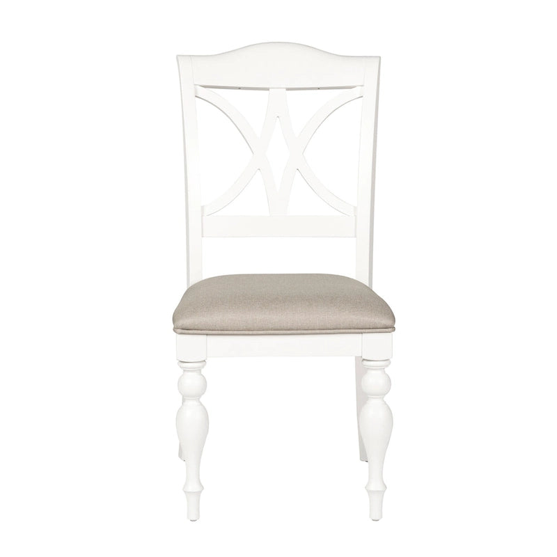 Mesa de comedor rectangular color blanco ostra  