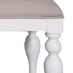 Mesa de comedor rectangular color blanco ostra  
