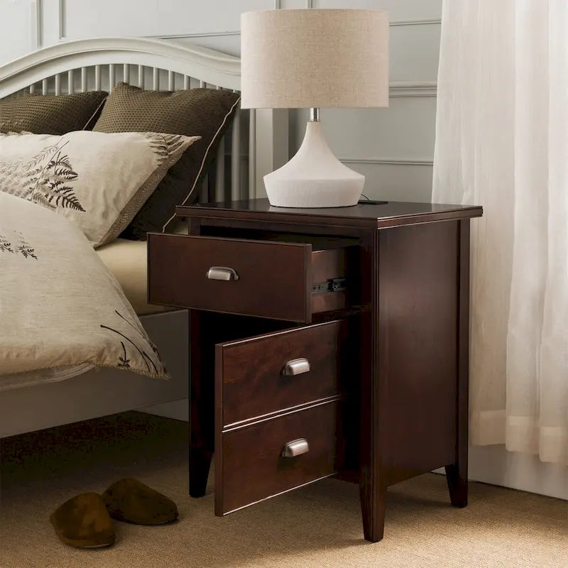 3-Drawer Nightstand (2-Pack)