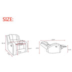 Faux Leather Recliner