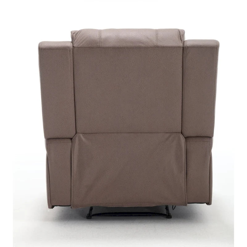 Faux Leather Recliner