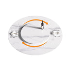 59 inch ronde sintersteen eettafel met draaischijf