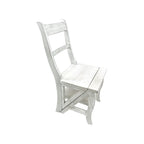 Folding Library Chair - Antique White
