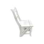 Folding Library Chair - Antique White