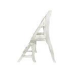 Folding Library Chair - Antique White