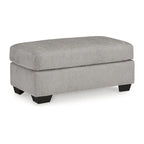 Otoman tapizado gris  