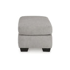 Otoman tapizado gris  