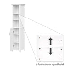 Armoire de salle de bain haute à porte simple