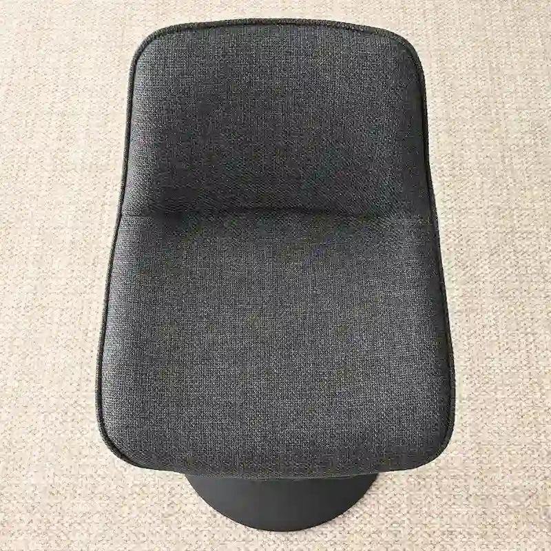 Höhenverstellbarer Drehbarer Barhocker mit Vinylsitz (2er-Pack)  